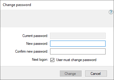 Change User Password